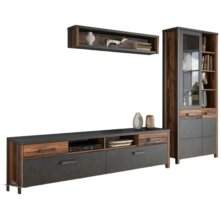 Гостиная Helvetia Buffalo №10 1.87м (Matera/Old Style Mix Planked.