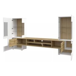 Гостиная Helvetia Coby №10 2.7м (Wotan Oak/White Gloss) Thumb