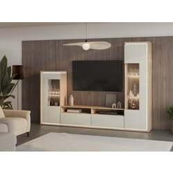 Living Helvetia Dore 2.7m (Oiled Oak/Cashmere) Thumb