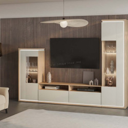 Living Helvetia Dore 2.7m (Oiled Oak/Cashmere)