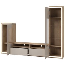 Living Helvetia Dore 2.7m (Oiled Oak/Cashmere) Thumb