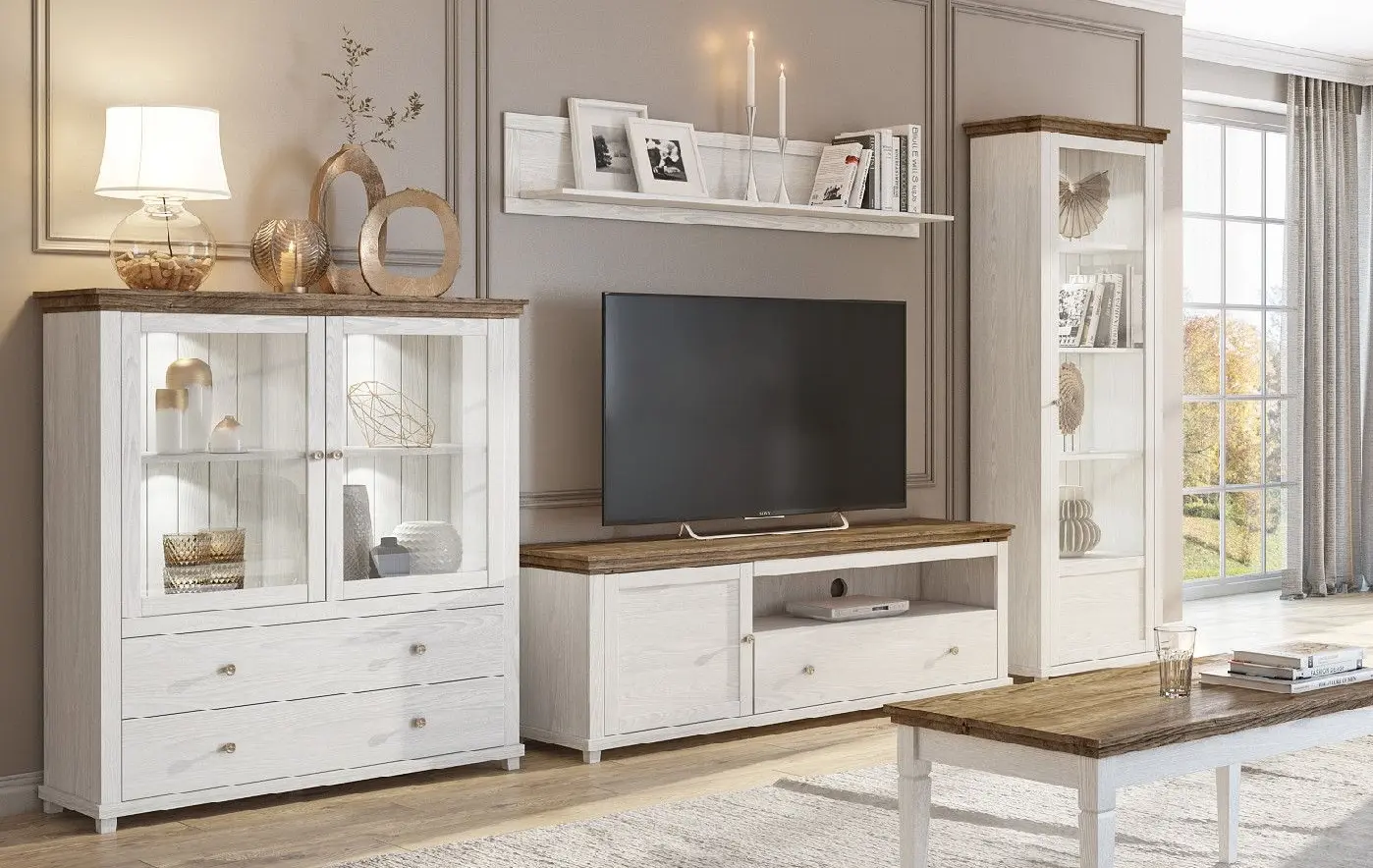 Living Helvetia Evora (Ash Abisko White/Lefkas Oak)