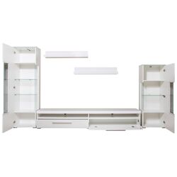 Гостиная Helvetia India №09 3м (White/White Gloss) Thumb