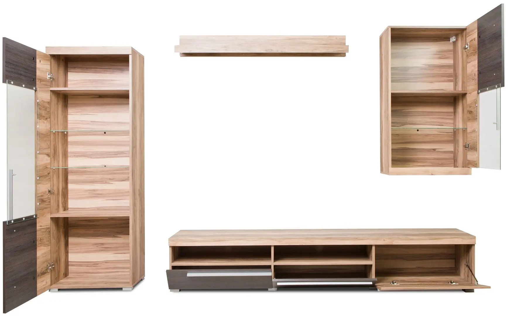 Гостиная Helvetia Roger №10 2.7м (Satin Walnut/Touchwood)