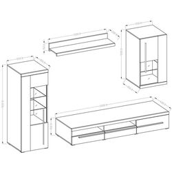 Гостиная Helvetia Roger №10 2.7м (Satin Walnut/Touchwood) Thumb