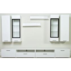 Living Helvetia Sarah Nr.10 2.8m (White Gloss/Black) Thumb