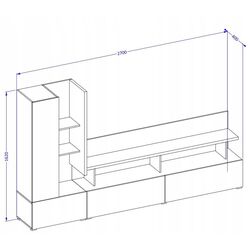 Гостиная Helvetia Serio 2.7м (Congo/Anthracite) Thumb