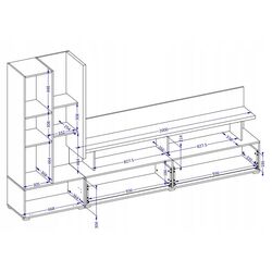 Гостиная Helvetia Serio 2.7м (Congo/Anthracite) Thumb