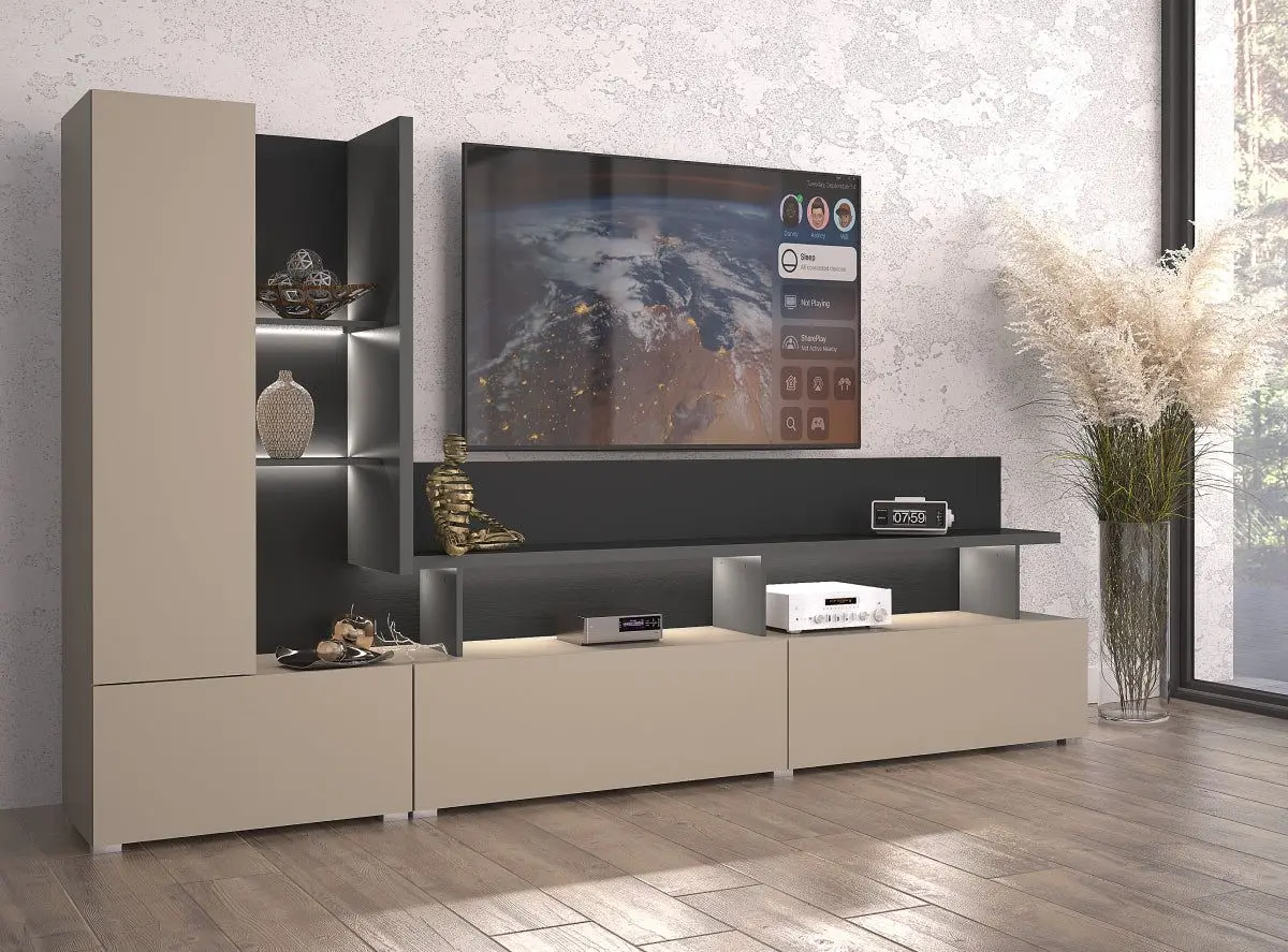 Гостиная Helvetia Serio 2.7м (Congo/Anthracite)