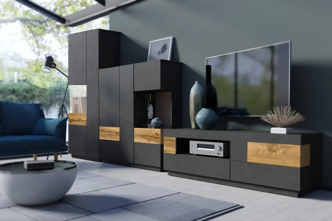 Гостиная Helvetia Silke (Matera/Wotan Oak)