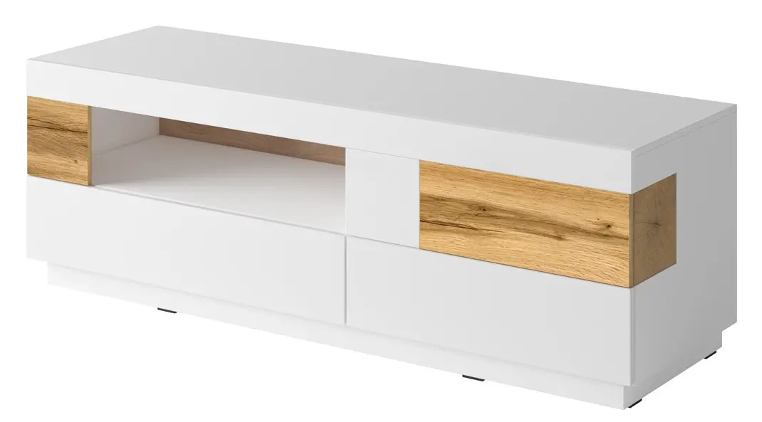 Living Helvetia Silke (White/White Gloss/Wotan Oak)