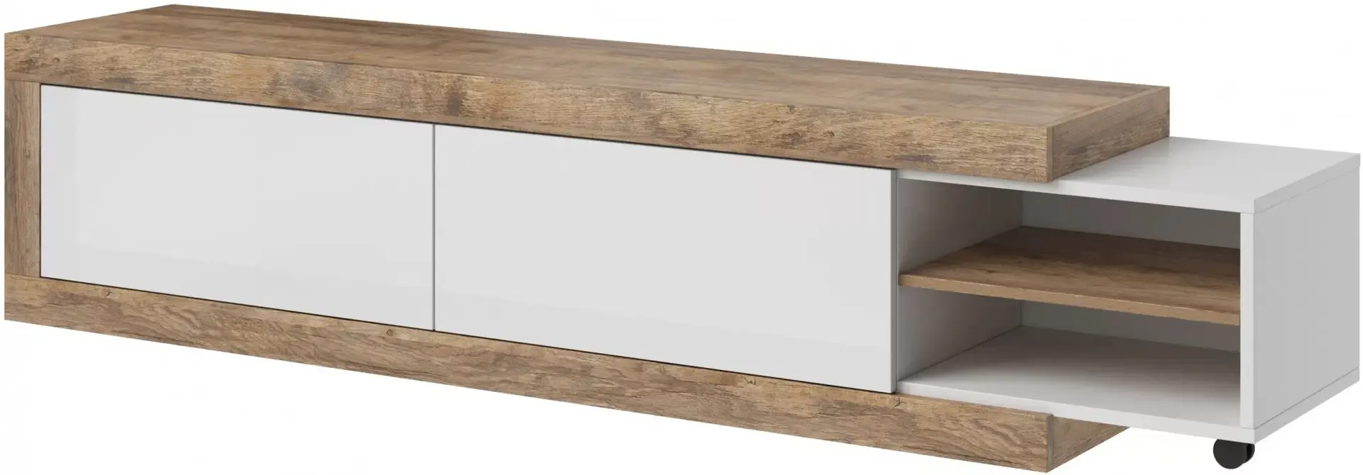 Гостиная Helvetia Sintra 2 (Samdal Oak/White/White Gloss)