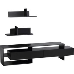 Living Homcom 839-416BK 180x33x42 cm (Black) Thumb