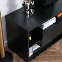 Living Homcom 839-416BK 180x33x42 cm (Black) Thumb