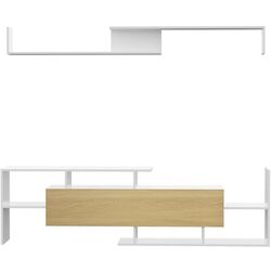 Гостиная Homcom 839-419MX 153x25x42 cm (White/Wood) Thumb
