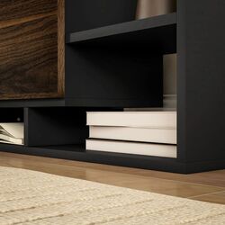 Living Homcom 839-419V01BK 153x25x42 cm (Black/Brown) Thumb