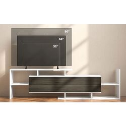 Living Homcom 839-419V01WT 153x25x42 cm (White/Black) Thumb