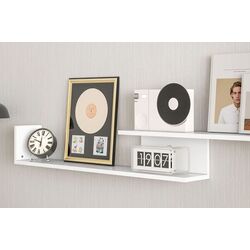 Living Homcom 839-419V01WT 153x25x42 cm (White/Black) Thumb