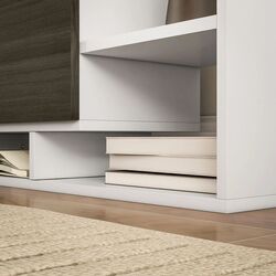 Living Homcom 839-419V01WT 153x25x42 cm (White/Black) Thumb