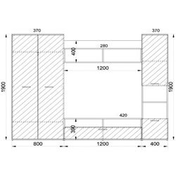 Living Ideal Mobila Alice (Sonoma Oak/White) Thumb