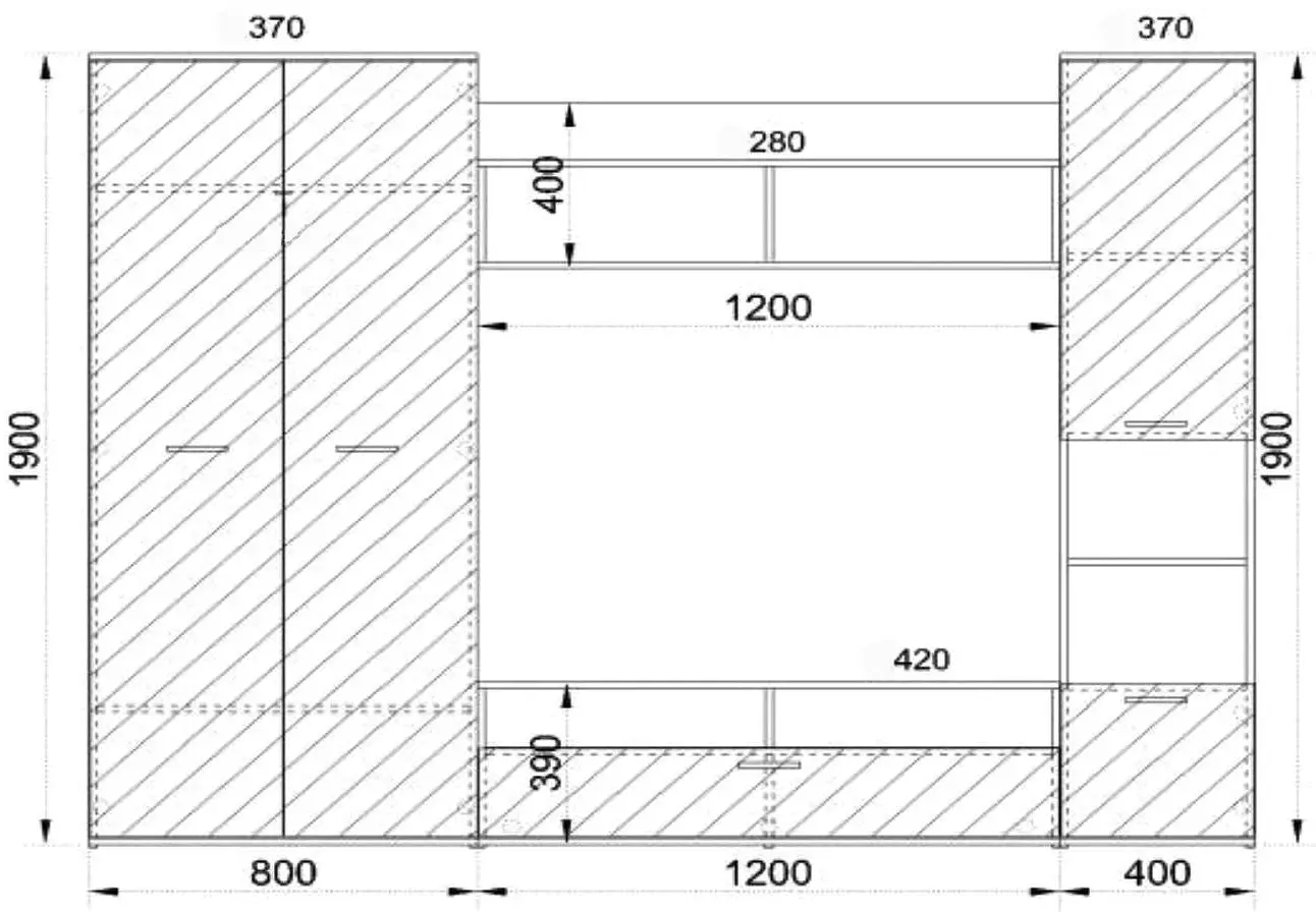 Living Ideal Mobila Alice (Sonoma Oak/White) - 2