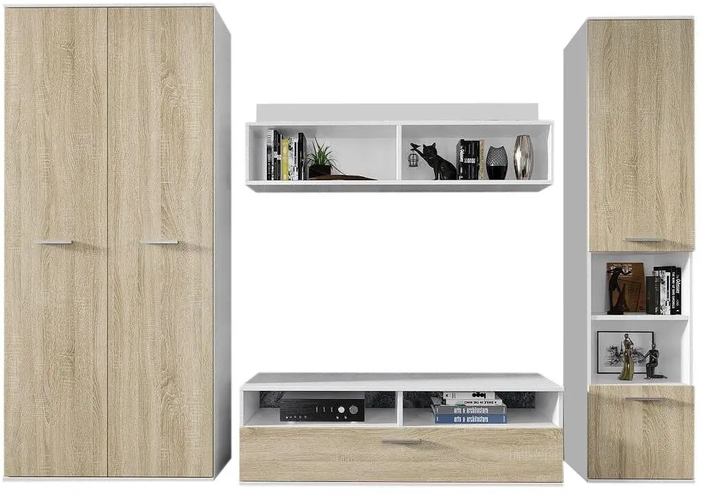 Living Ideal Mobila Alice (Sonoma Oak/White) - 3