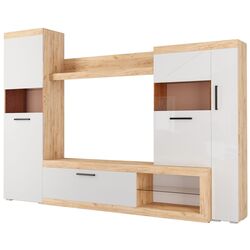 Гостиная Ideal Mobila Boston (Beech/White Gloss) Thumb