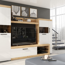 Living Ideal Mobila Boston (Beech/White Gloss)