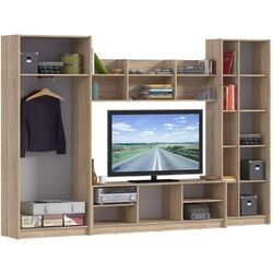 Гостиная Ideal Mobila Caroli 3m (Sonoma Oak/White) Thumb