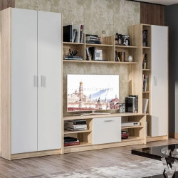 Living Ideal Mobila Caroli 3m (Sonoma Oak/White)