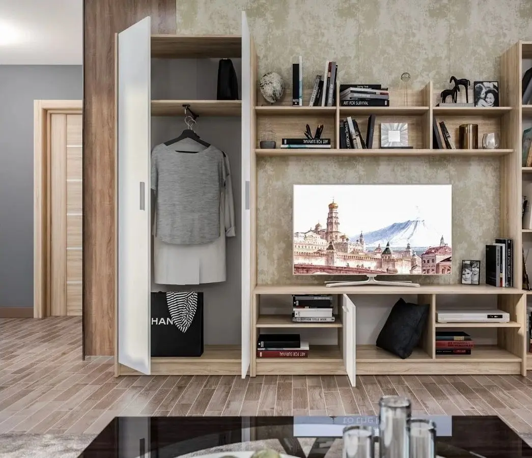 Гостиная Ideal Mobila Caroli 3m (Sonoma Oak/White) - 4