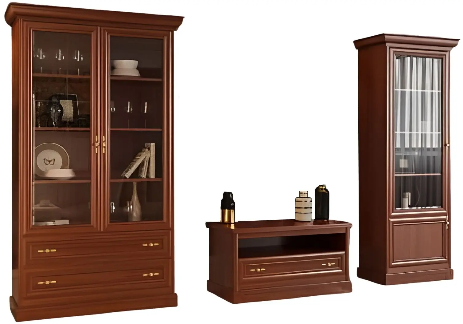 Living Ideal Mobila Country 2.8m (Walnut) - 2