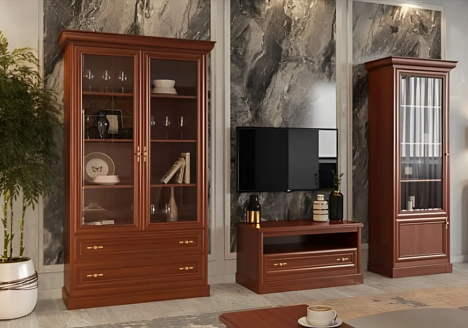Living Ideal Mobila Country 2.8m (Walnut)