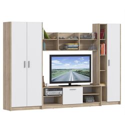 Гостиная Ideal Mobila Everest (Sonoma Oak/White) Thumb