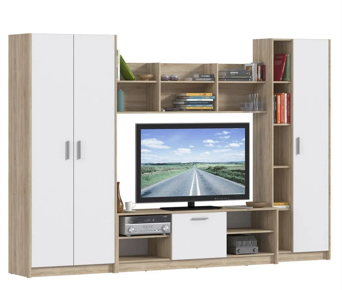 Гостиная Ideal Mobila Everest (Sonoma Oak/White) - 3