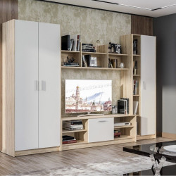 Гостиная Ideal Mobila Everest (Sonoma Oak/White)