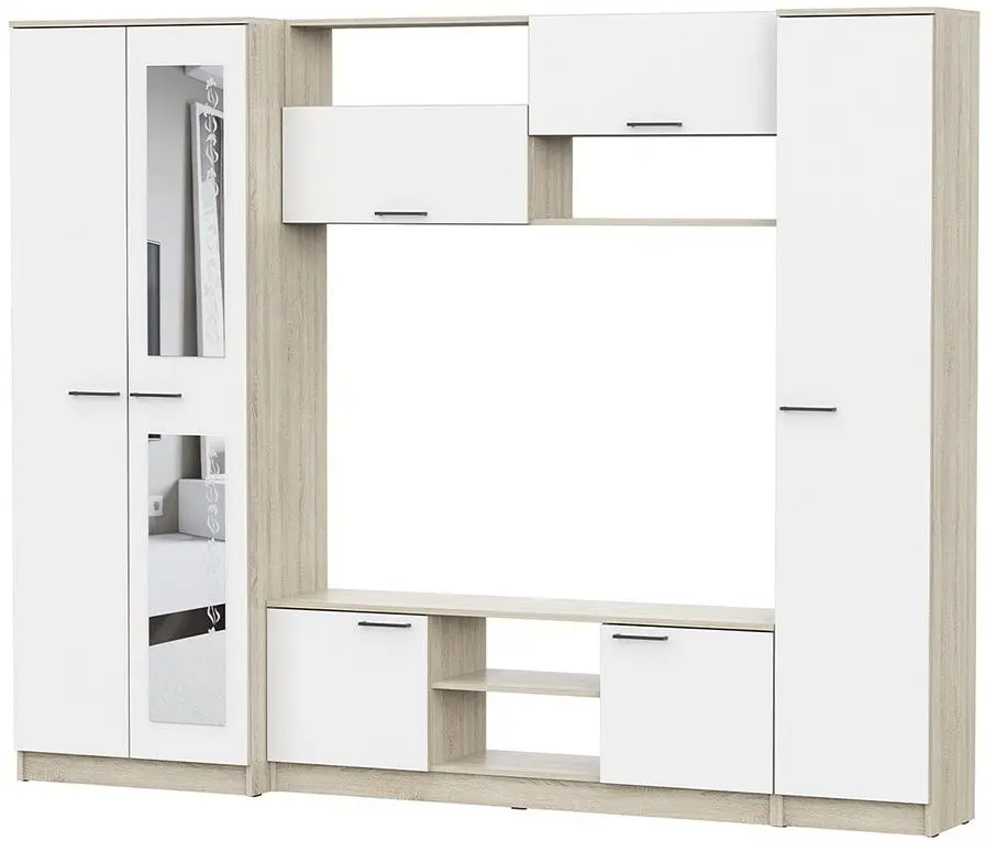 Living Ideal Mobila Freddy (Sonoma Oak/White) - 2