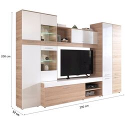 Living Ideal Mobila Orion (Sonoma Oak/White) Thumb