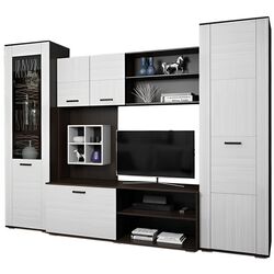 Гостиная Ideal Mobila Oscar (Wenge/White) Thumb