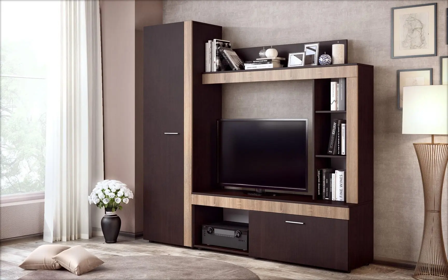 Living Ideal Mobila Sunset (Wenge/Sonoma Oak)