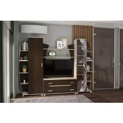 Гостиная Ideal Mobila Tiana 2.7м (Wenge/Birch) Thumb