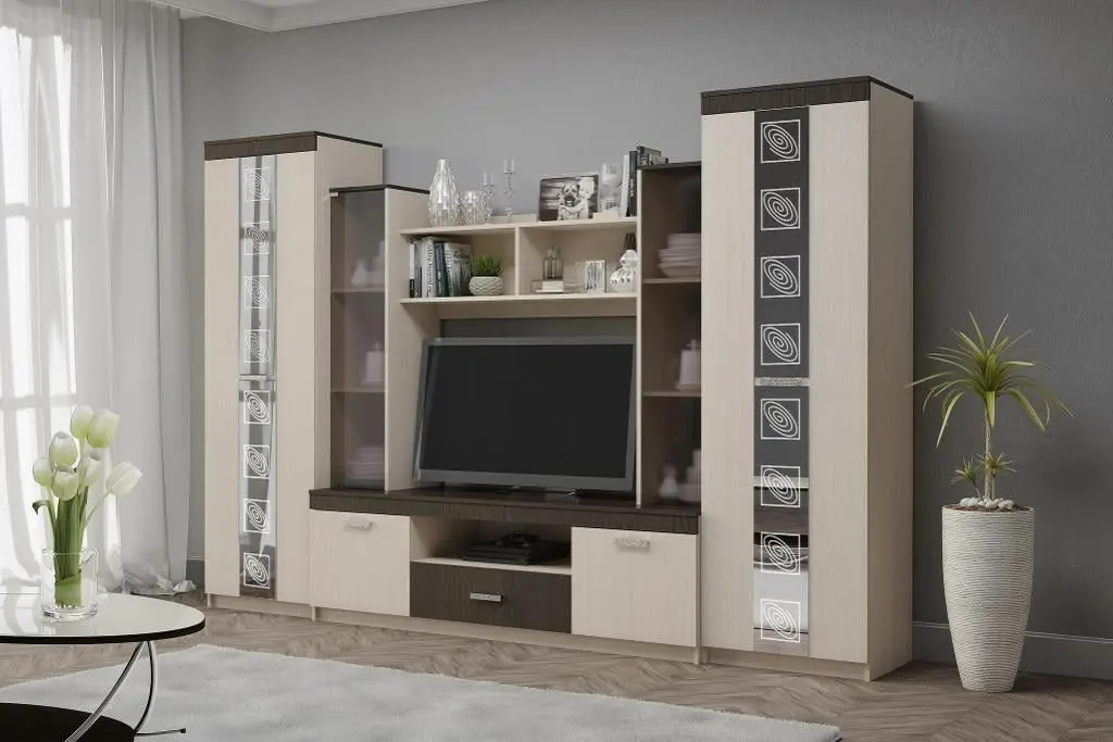 Living Ideal Mobila Venetia 2.9m (Wenge/Birch)