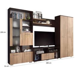 Гостиная Ideal Mobila Vienna (Wenge/Sonoma Oak) Thumb