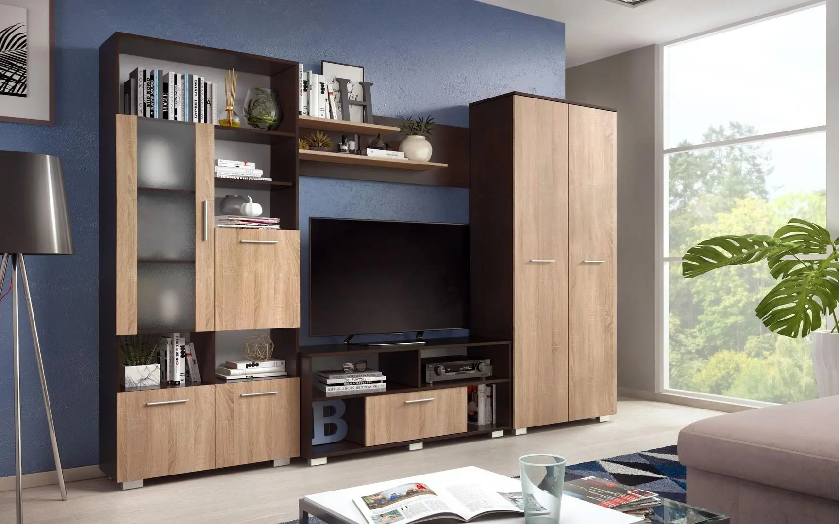 Гостиная Ideal Mobila Vienna (Wenge/Sonoma Oak)