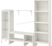 Гостиная Ikea Baggebo 174x35x160 (Белый Метал)