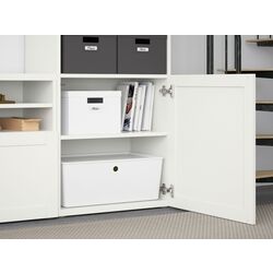 Living Ikea Besta/Hanviken sticla/glisiera sertar cu sistem apasare 300x42x231 (Alb) Thumb