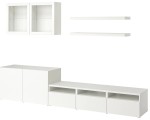 Living Ikea Besta/Lack 300x42x195 (Alb)