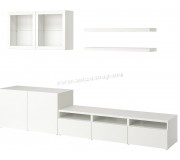 Living Ikea Besta/Lack 300x42x195 (Alb)