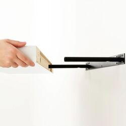 Living Ikea Besta/Lack 300x42x195 (Alb) Thumb