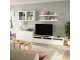 Living Ikea Besta/Lack 300x42x195 (Alb)